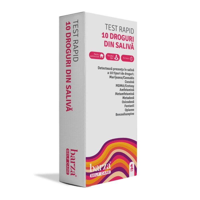 Test rapid antidrog 10 parametri din salivă
