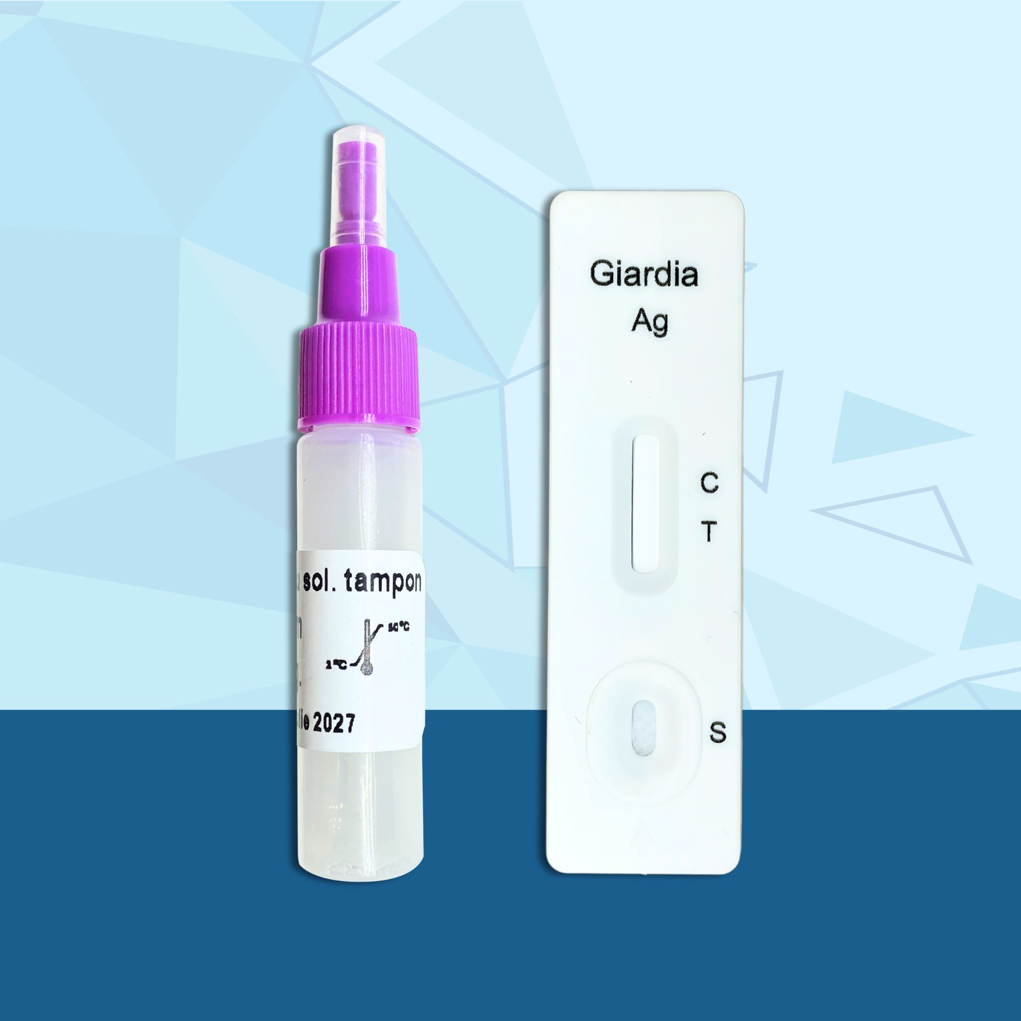 Test rapid Giardioză (Giardia lamblia), 1 test