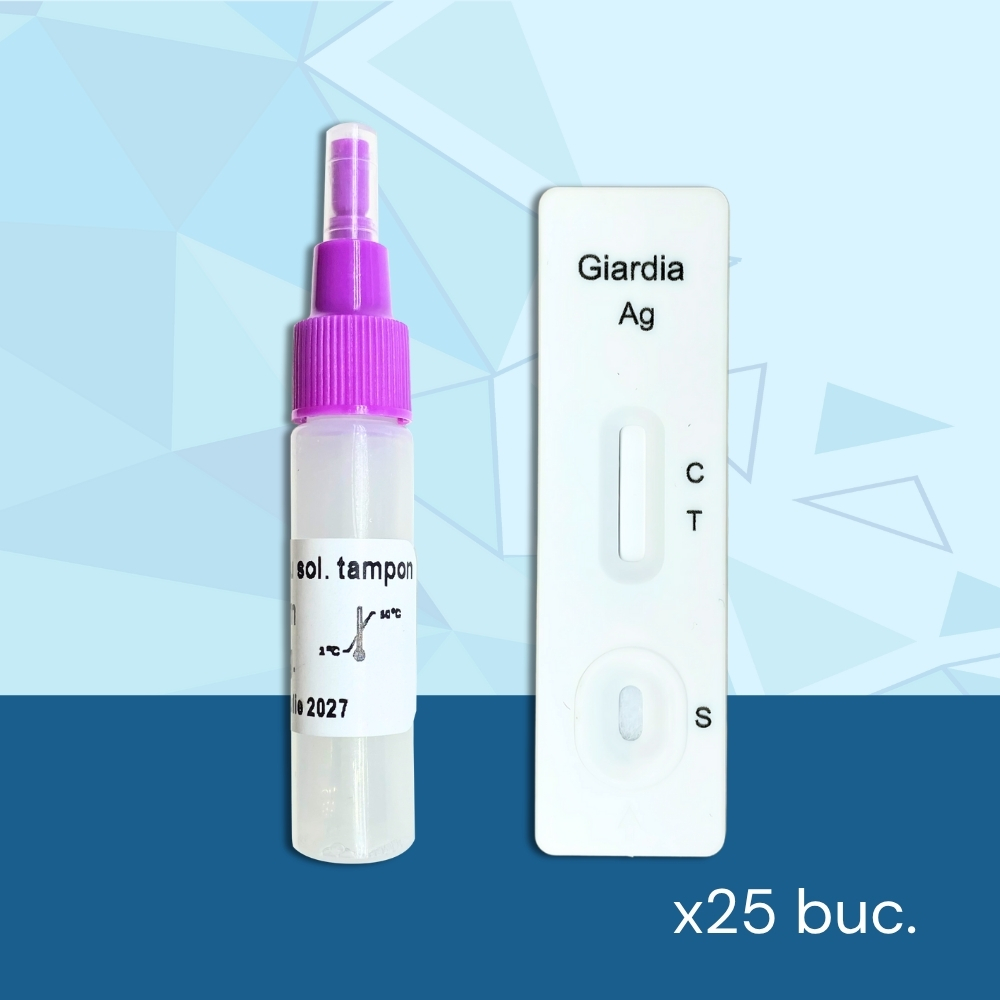 Test rapid Giardioză (Giardia lamblia), 25 teste