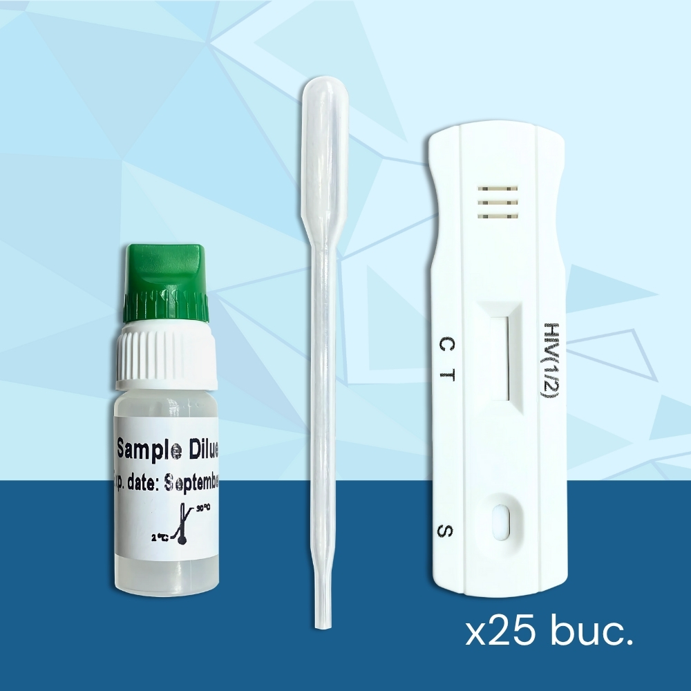 Test rapid HIV 1+2, 25 teste